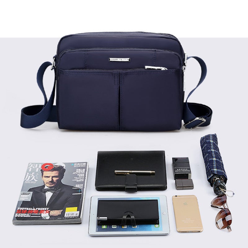 Teagan | Water-Resistant Multi-Compartment Crossbody Messenger Bag