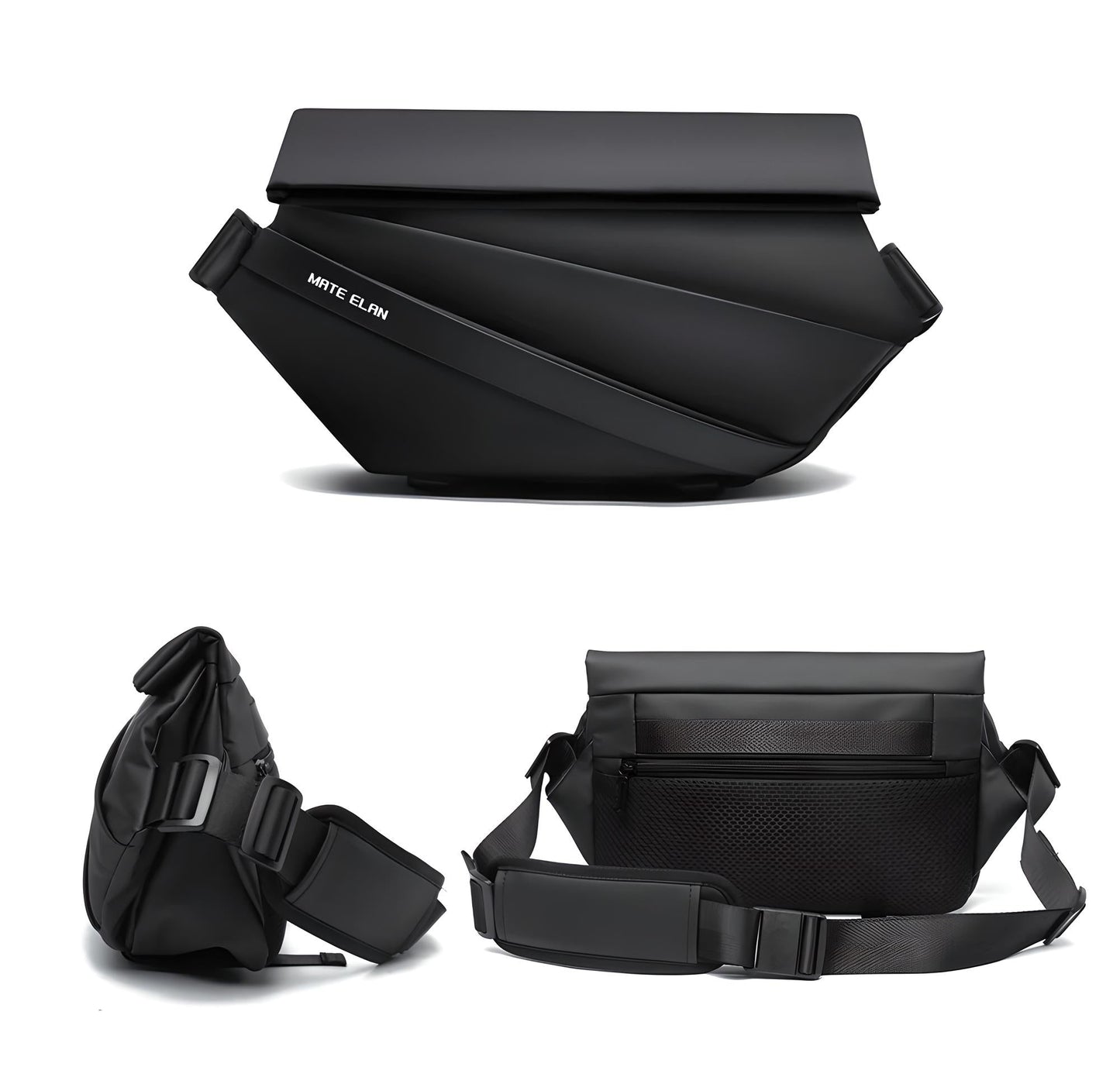 Jett | Anti-Theft Obsidian Sling Bag