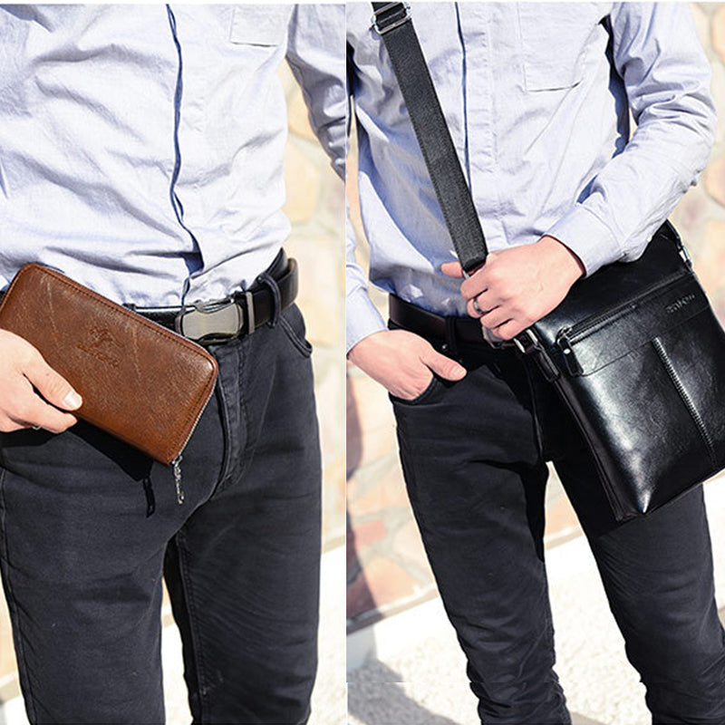Colt | Classic Anti-Theft Leather Crossbody Bag