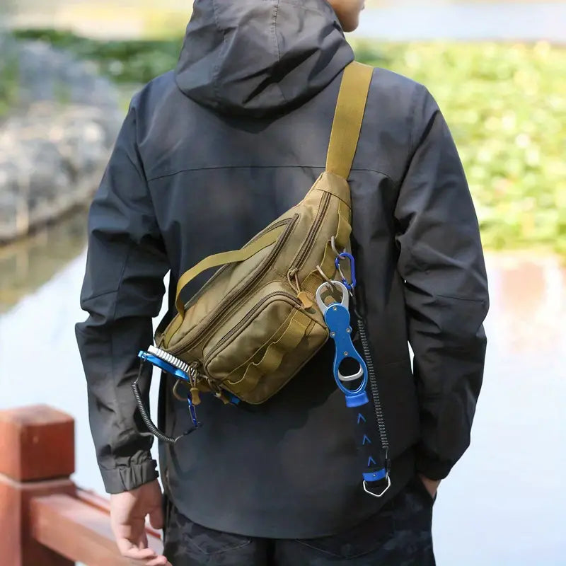 Riley | Outdoor Fishing Crossbody Waist Bum Bag with Molle System