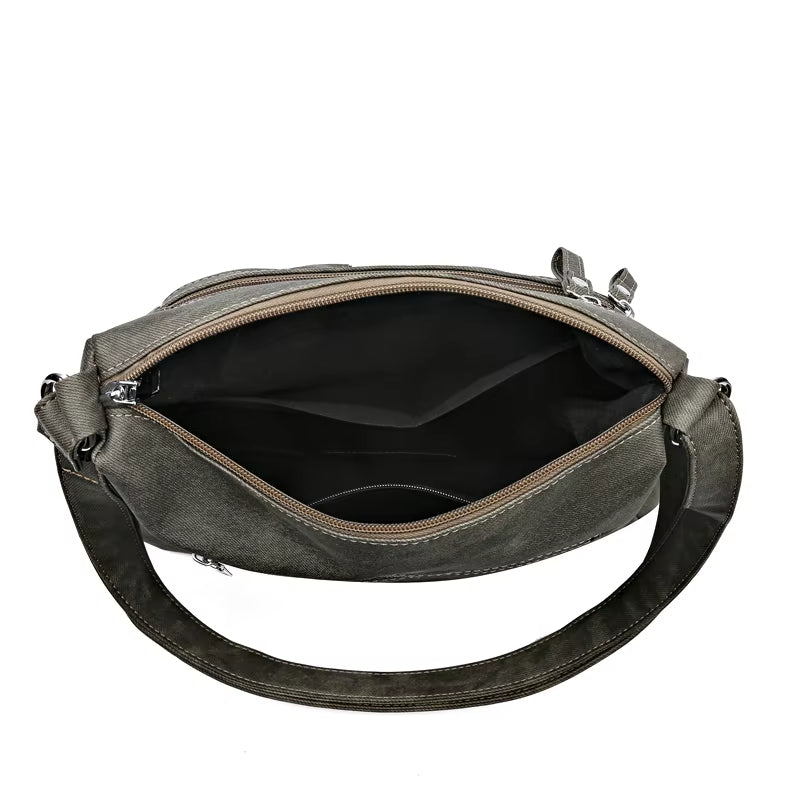 Kylee | Multi-Layer Leather Crossbody Travel Bag