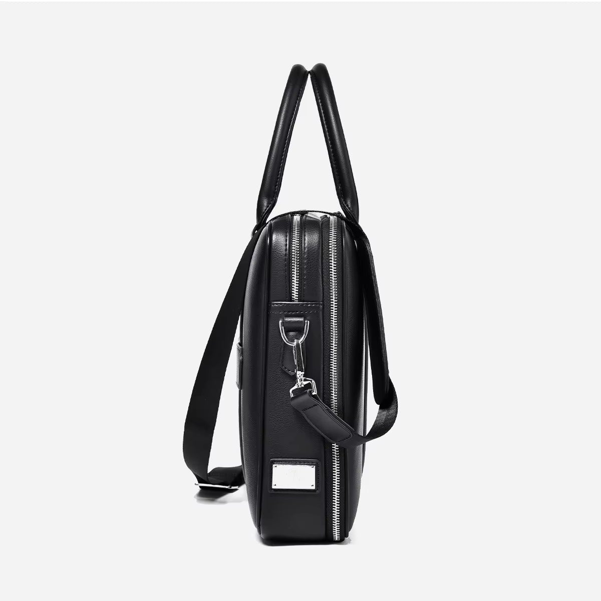 Omar | Leather Business Laptop Briefcase Crossbody Handbag