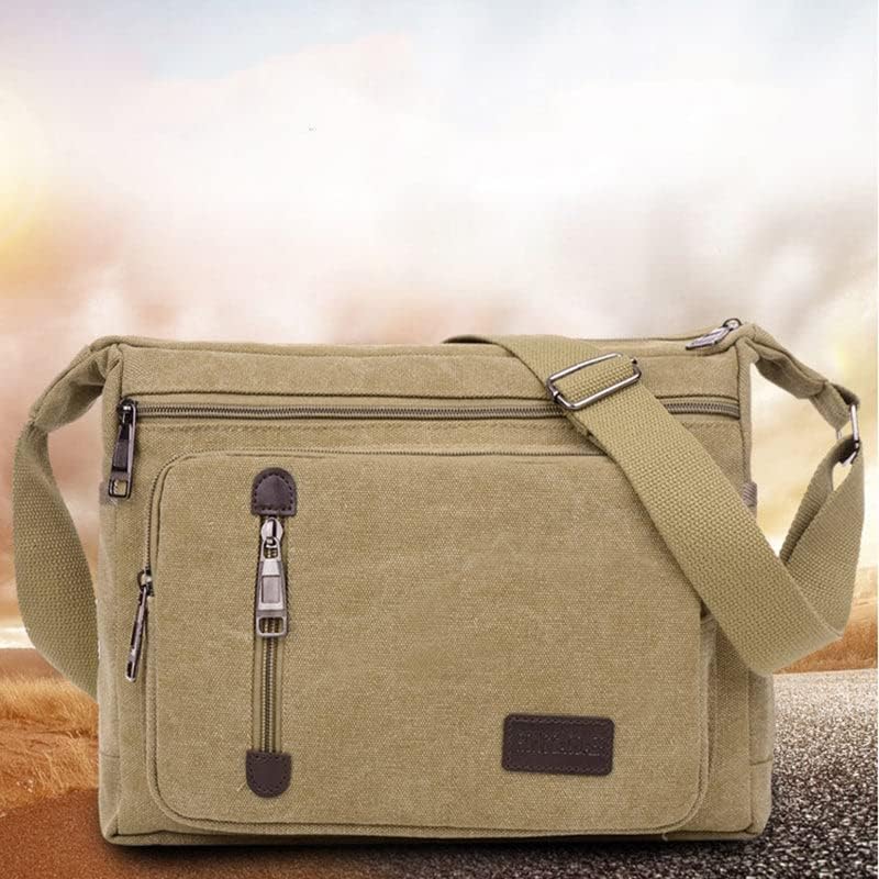 Maddie | Timeless Canvas Crossbody Messenger Bag