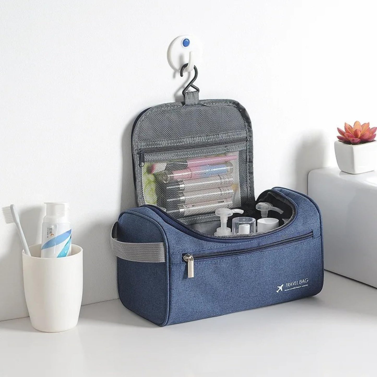 Ocean | Stylish, Compact, & Lightweight Travel Essentials Organizer