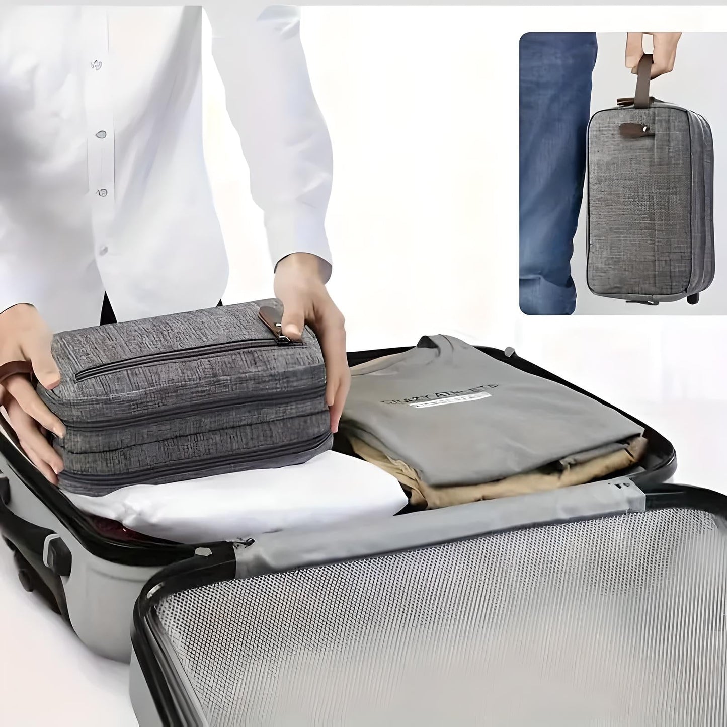 Jethro | Men's Sleek Modern Design Toiletries Bag