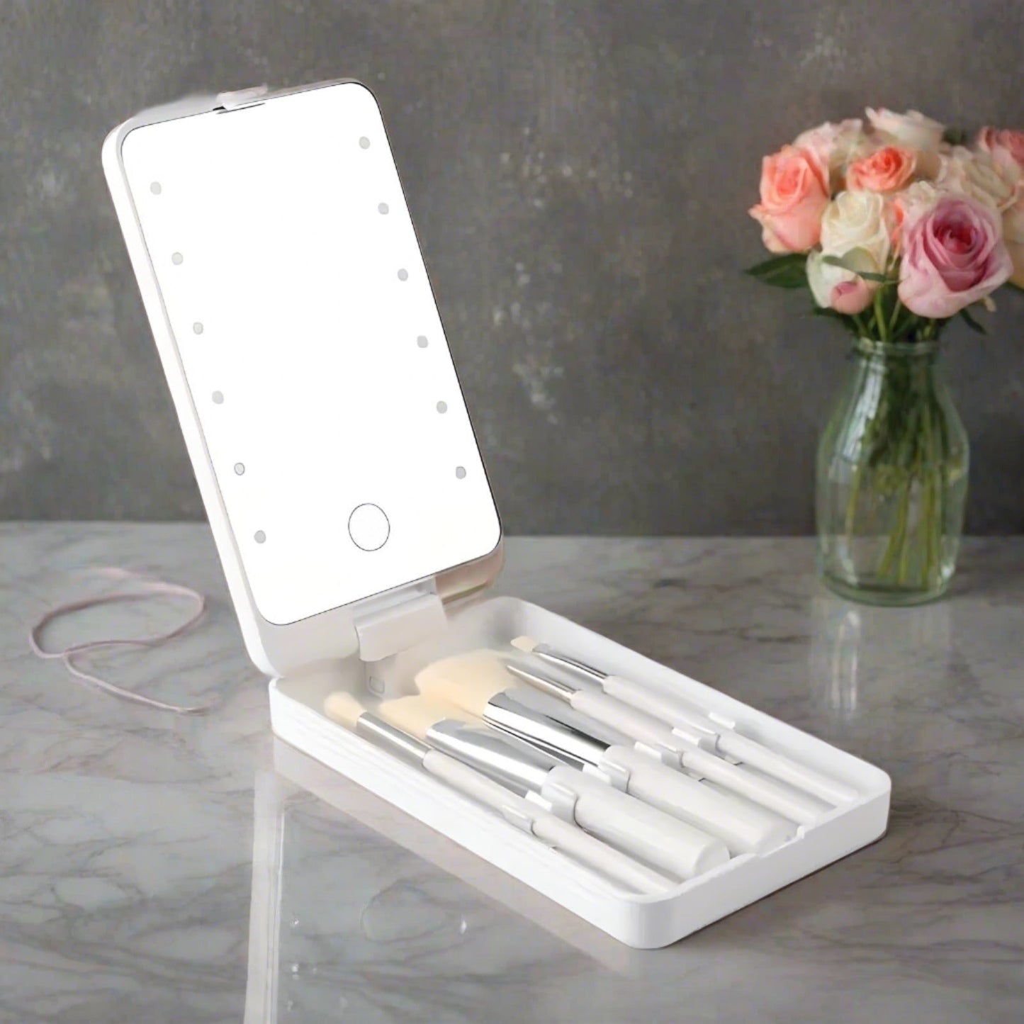 Rosalie | Stylish & Practical Travel Makeup Brush Set