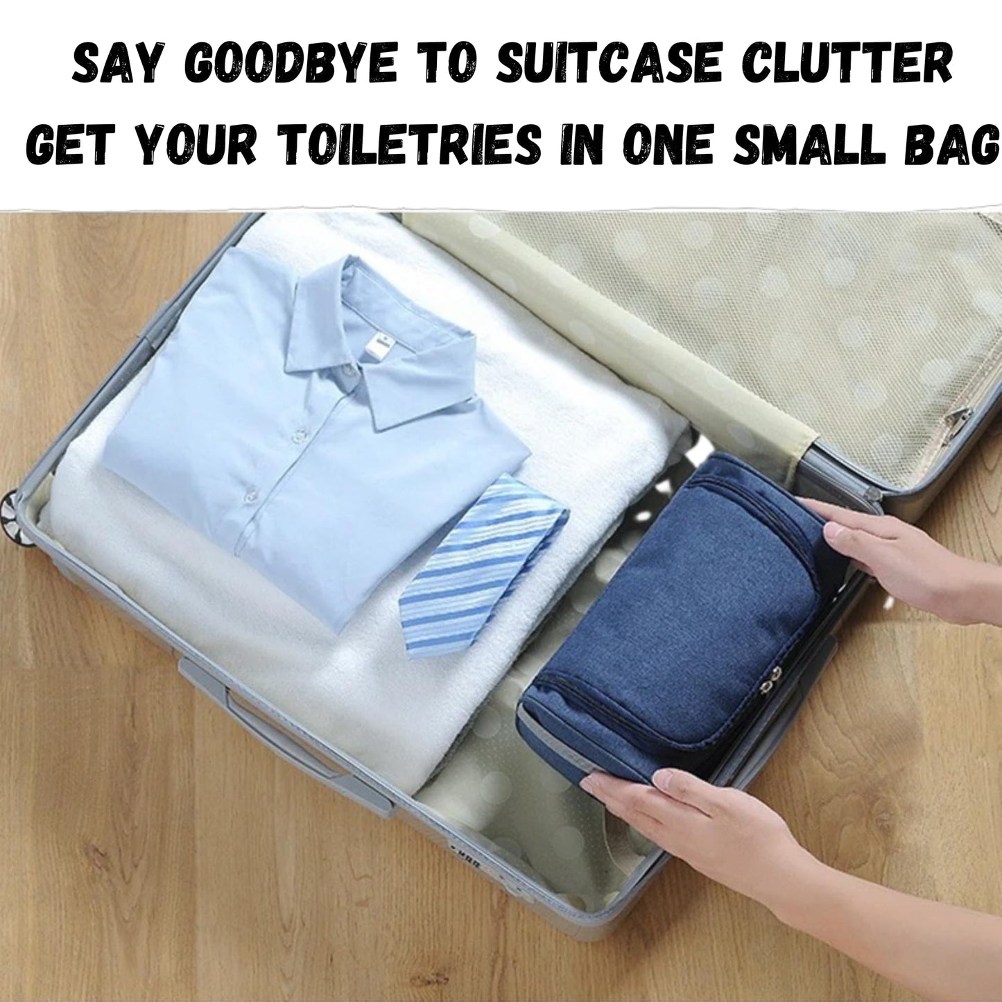 Ocean | Stylish, Compact, & Lightweight Travel Essentials Organizer