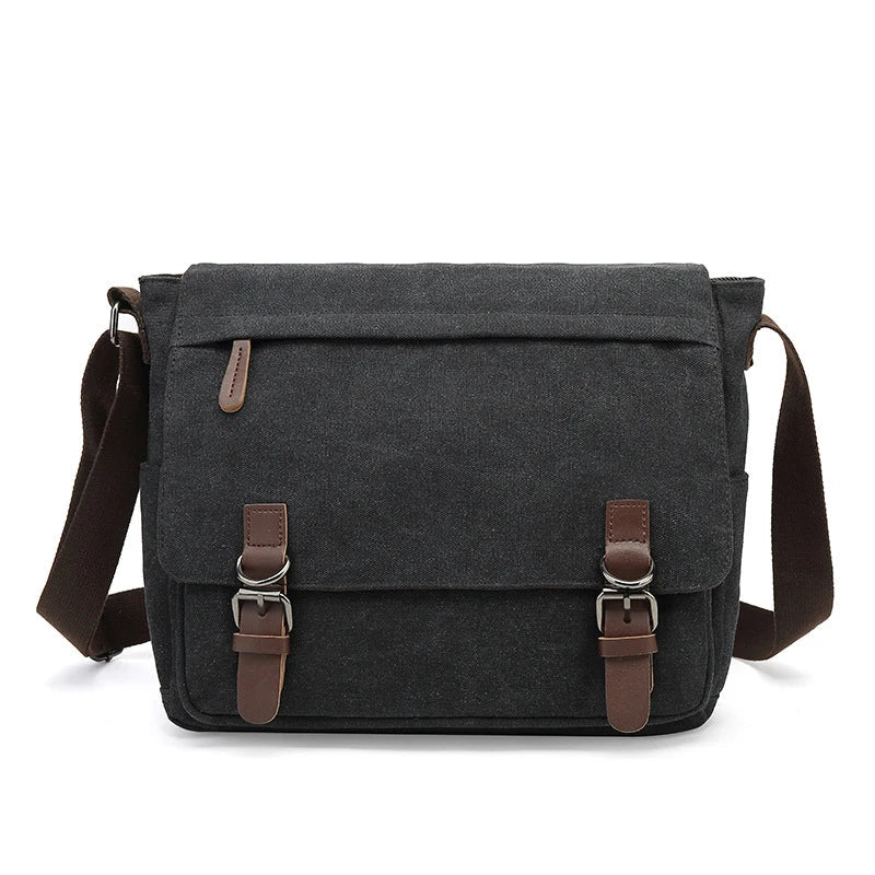 Tate | Rugged Canvas Men's Crossbody Messenger Bag