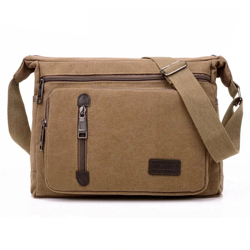 Patrick | Vintage Canvas Men's Crossbody Messenger Bag