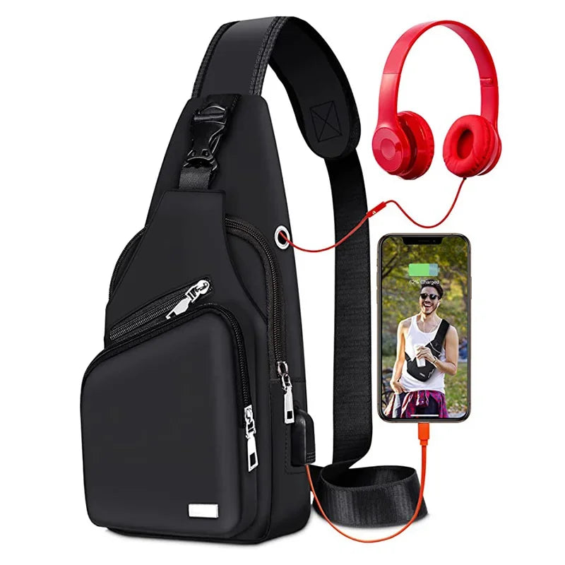 Mercy | Waterproof Crossbody Sling Daypack Travel Bag