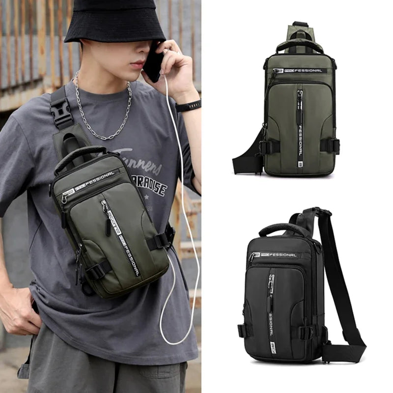 Nick | Men's Waterproof Anti-Theft Crossbody Sling Bag
