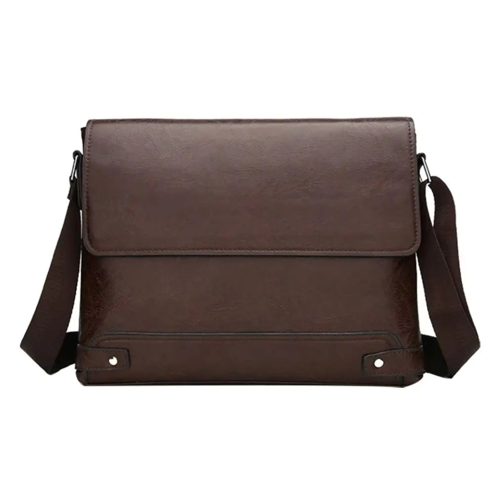Marcus | Men's Large Commuter Travel Leather Crossbody Bag