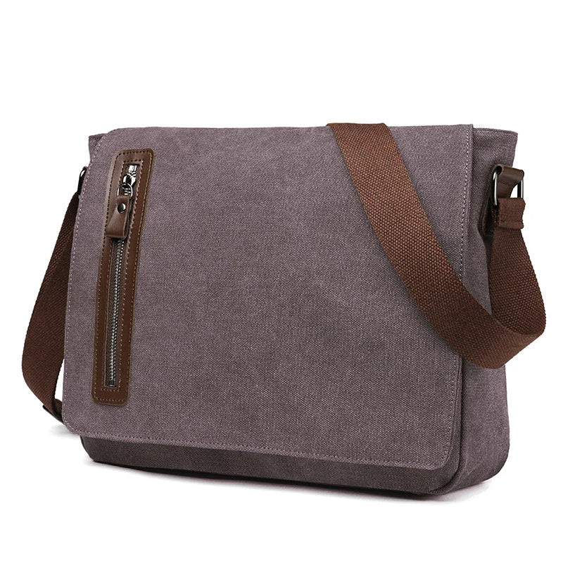Israel | Men's Vintage Canvas Crossbody Messenger Bag