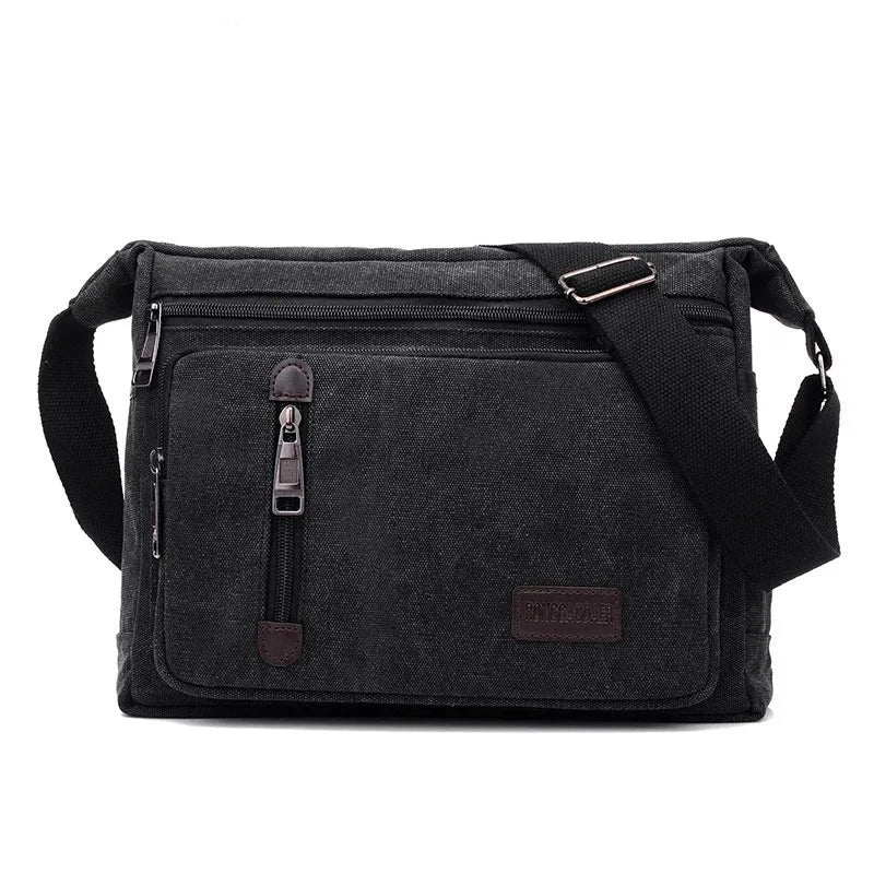 Patrick | Vintage Canvas Men's Crossbody Messenger Bag