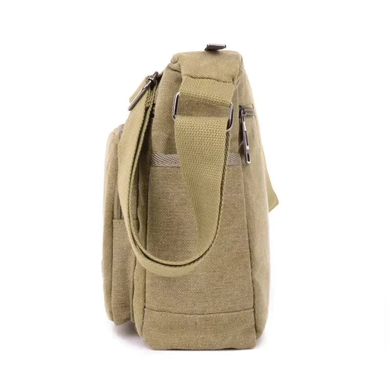 Patrick | Vintage Canvas Men's Crossbody Messenger Bag