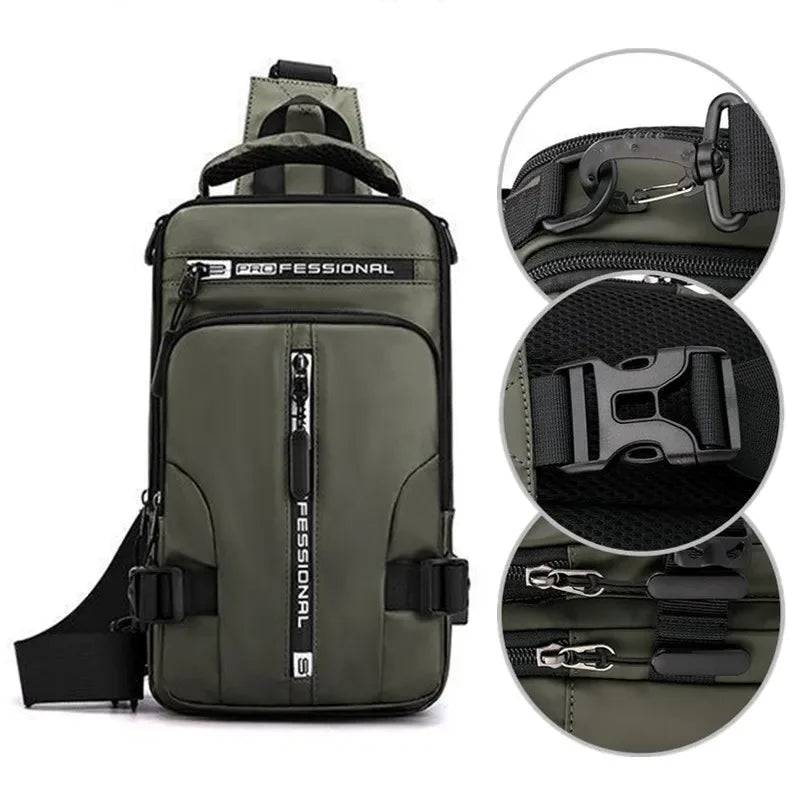 Nick | Men's Waterproof Anti-Theft Crossbody Sling Bag
