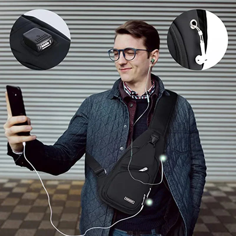Mercy | Waterproof Crossbody Sling Daypack Travel Bag