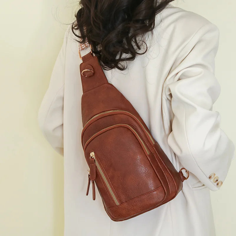 Pearl | Women's Leather Crossbody Sling Bag