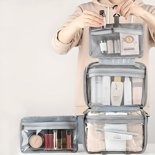 Sam | Compact & Spacious Multi-Compartment Travel Toiletry Organizer
