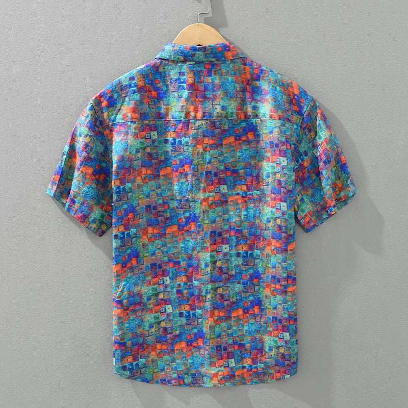 Printed Linen Shirt – Stylish & Breathable