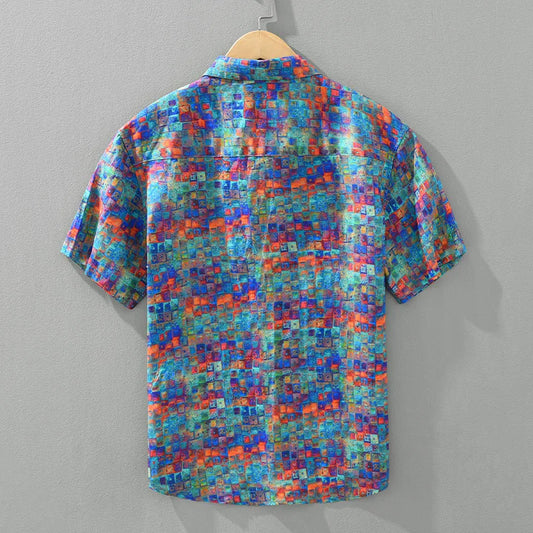 Printed Linen Shirt – Stylish & Breathable