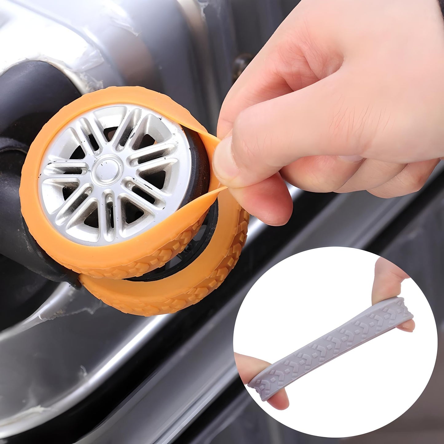Elina | Luggage Wheel Protectors | 8 Pack