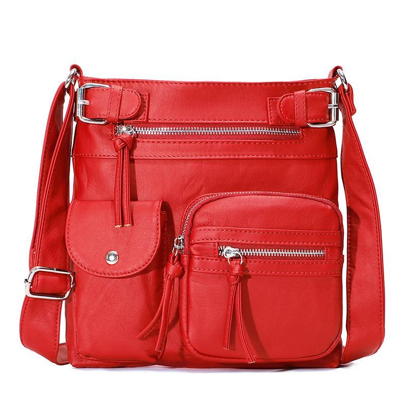 Kallie | Vegan Mushroom Multi-Pocket Crossbody Bag