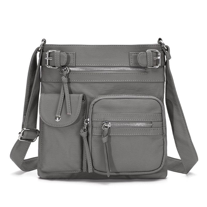 Kallie | Vegan Mushroom Multi-Pocket Crossbody Bag