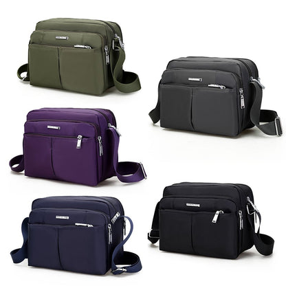 Teagan | Water-Resistant Multi-Compartment Crossbody Messenger Bag