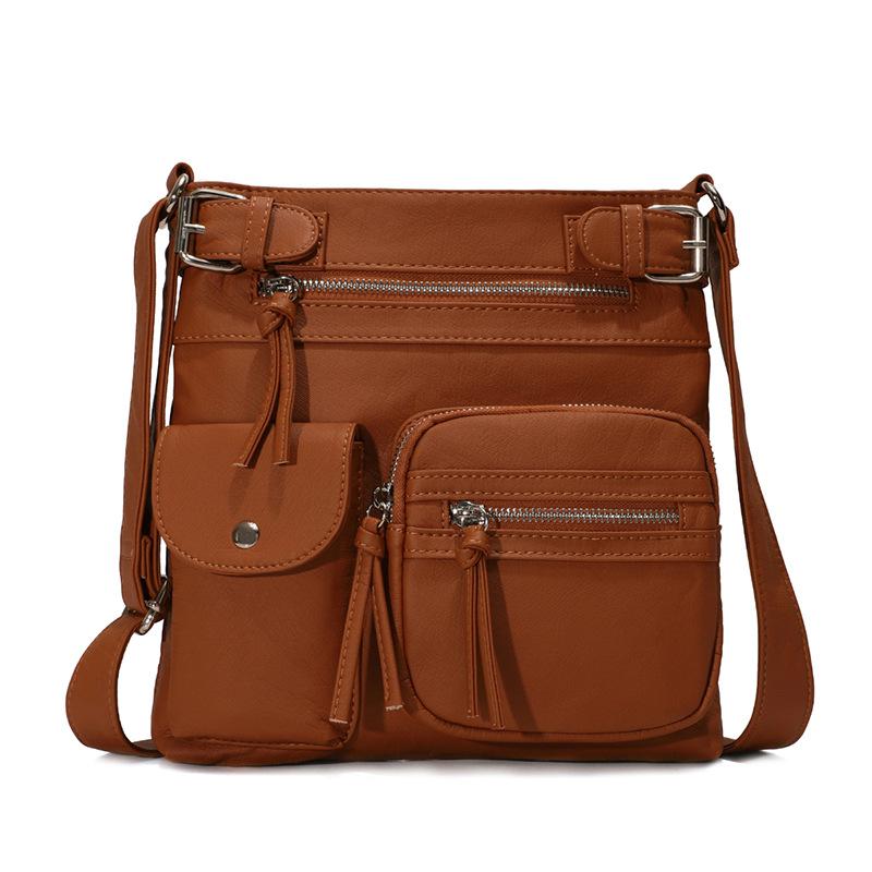 Kallie | Vegan Mushroom Multi-Pocket Crossbody Bag