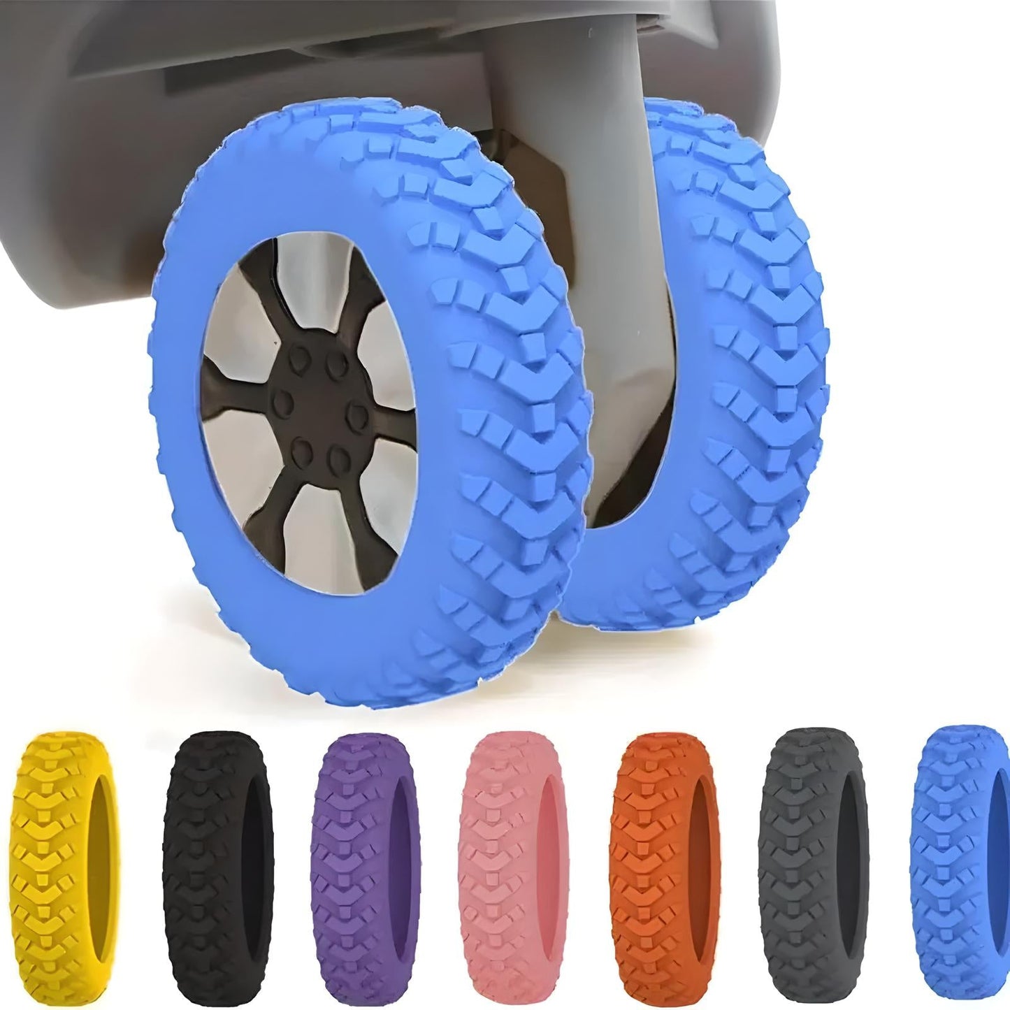 Elina | Luggage Wheel Protectors | 8 Pack