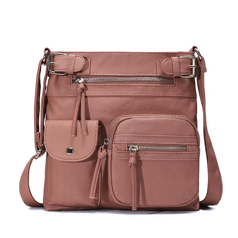 Kallie | Vegan Mushroom Multi-Pocket Crossbody Bag