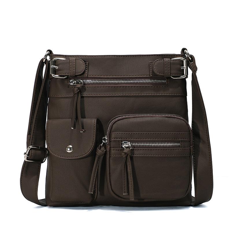 Kallie | Vegan Mushroom Multi-Pocket Crossbody Bag