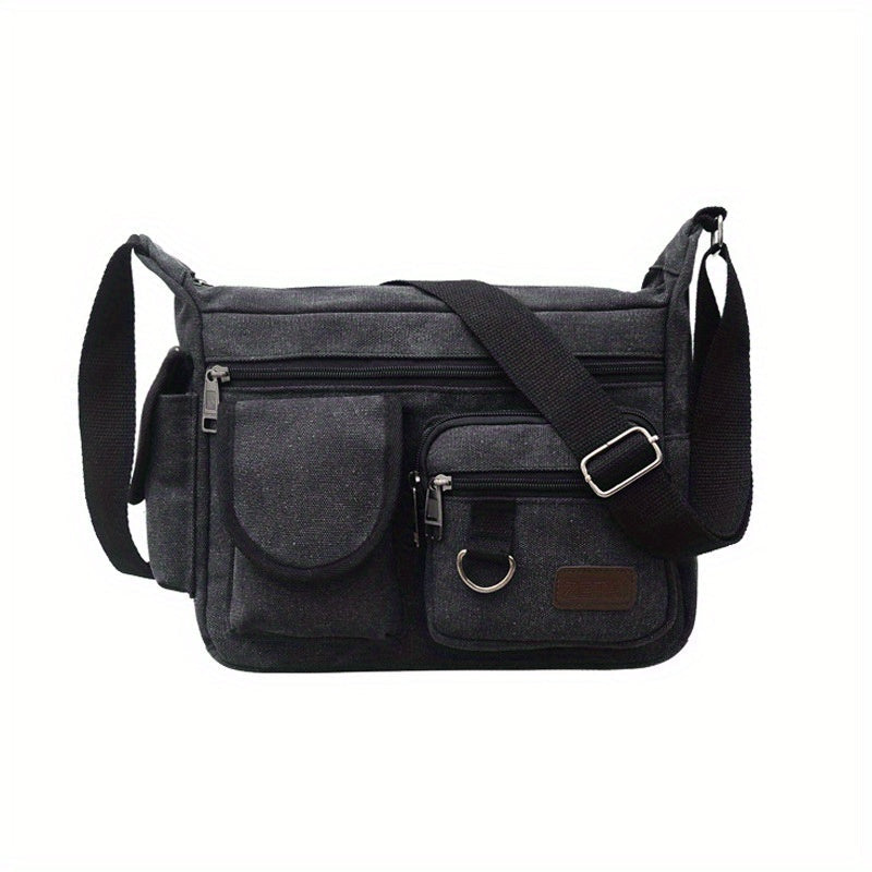 Tucker | Retro Canvas Crossbody Messenger Travel Bag