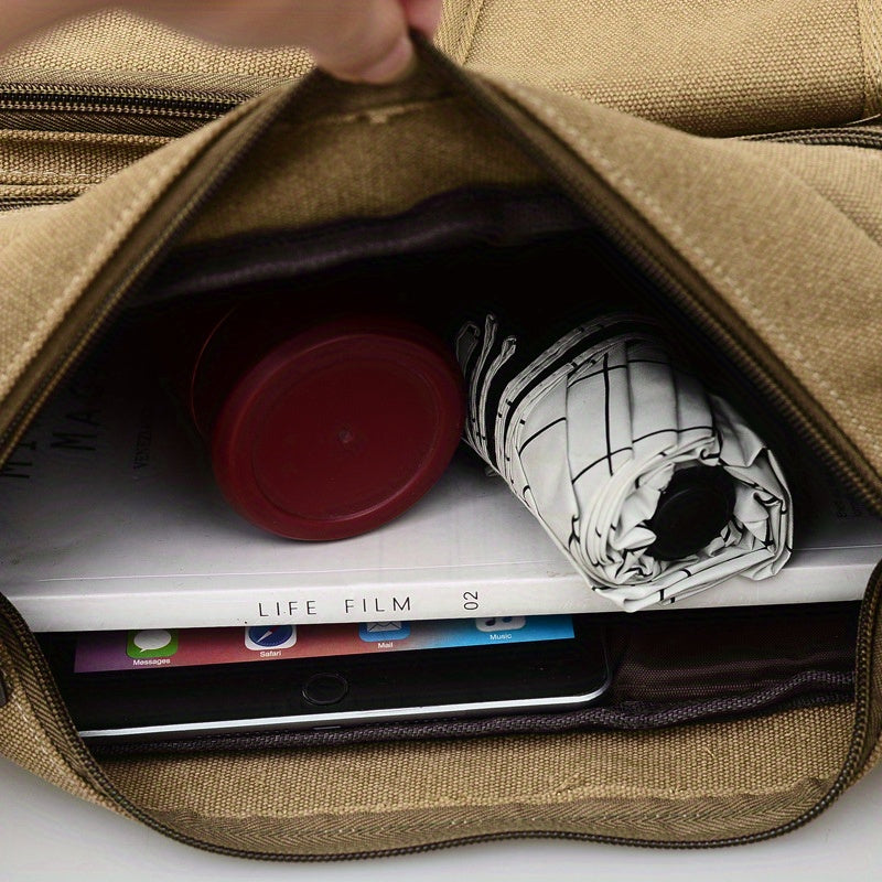 Tucker | Retro Canvas Crossbody Messenger Travel Bag