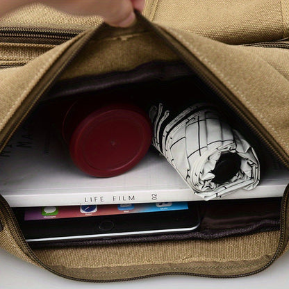Tucker | Retro Canvas Crossbody Messenger Travel Bag