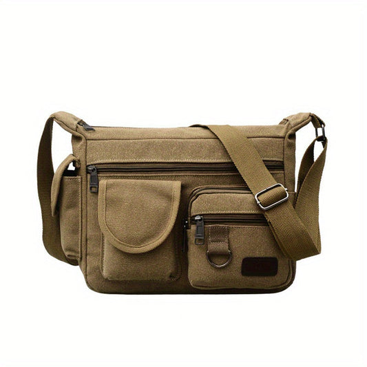 Tucker | Retro Canvas Crossbody Messenger Travel Bag