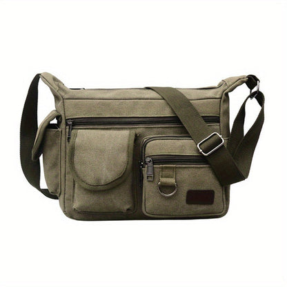 Tucker | Retro Canvas Crossbody Messenger Travel Bag