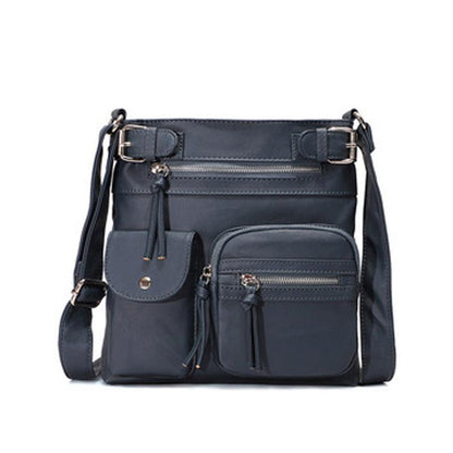 Kallie | Vegan Mushroom Multi-Pocket Crossbody Bag