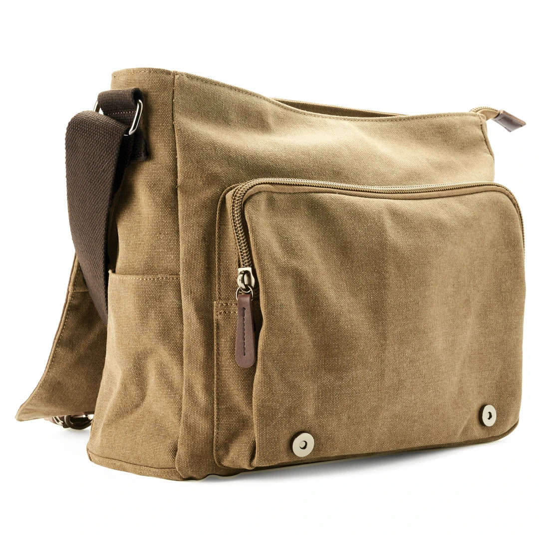 Tate | Rugged Canvas Men's Crossbody Messenger Bag