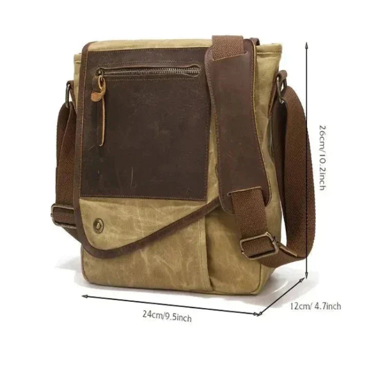 Caden | Vintage Canvas Men's Crossbody Messenger Bag