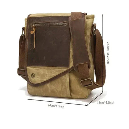 Caden | Vintage Canvas Men's Crossbody Messenger Bag