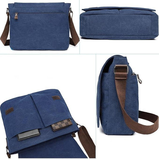 Israel | Men's Vintage Canvas Crossbody Messenger Bag