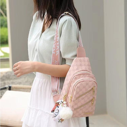 Adley | Women's Leather Crossbody Chest Travel Sling Bag
