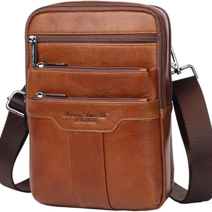 Simon | Men's Leather Crossbody Messenger Bag