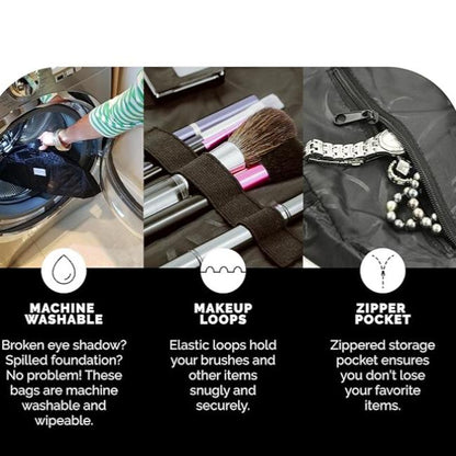 Layla | Stylish & Versatile Quick-Access Makeup Pouch