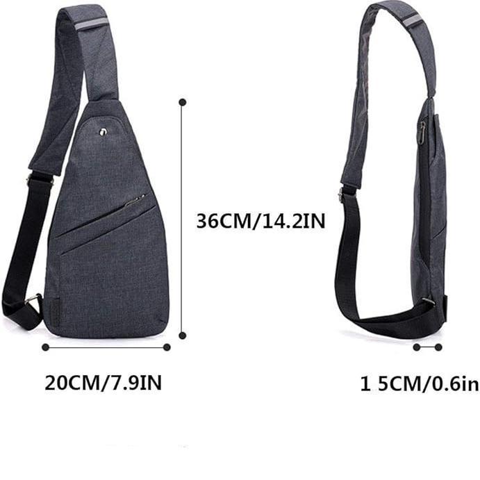 Kyrie | Men's Anti-Theft Crossbody Sling Chest Bag