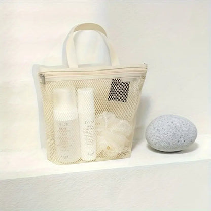 Eliza | Lightweight Mesh Toiletry Shower Bag