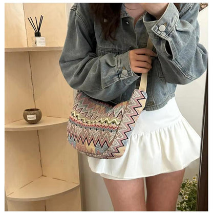 Livia | Women's Bohemian Canvas Crossbody Messenger Bag