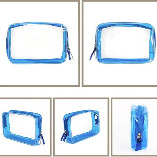 Samantha | Compact & Portable Transparent Design Makeup Pouch